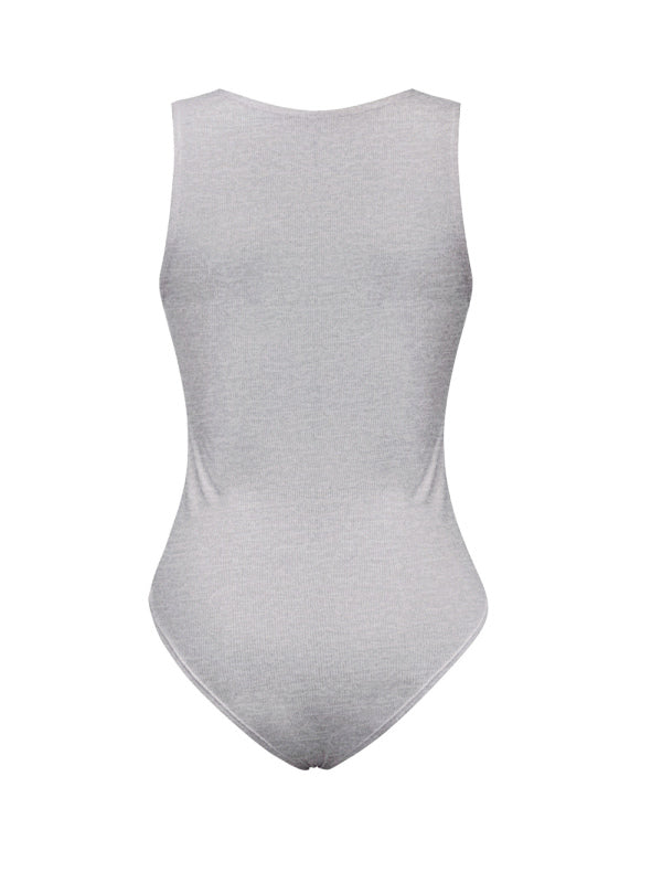 Women's Knitted Sexy Ribbed Skinny Sleeveless