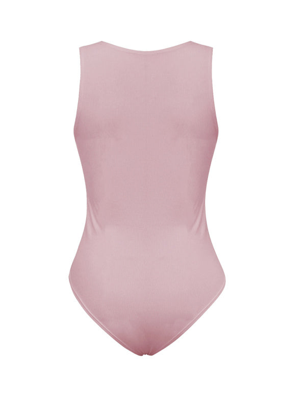 Women's Knitted Sexy Ribbed Skinny Sleeveless