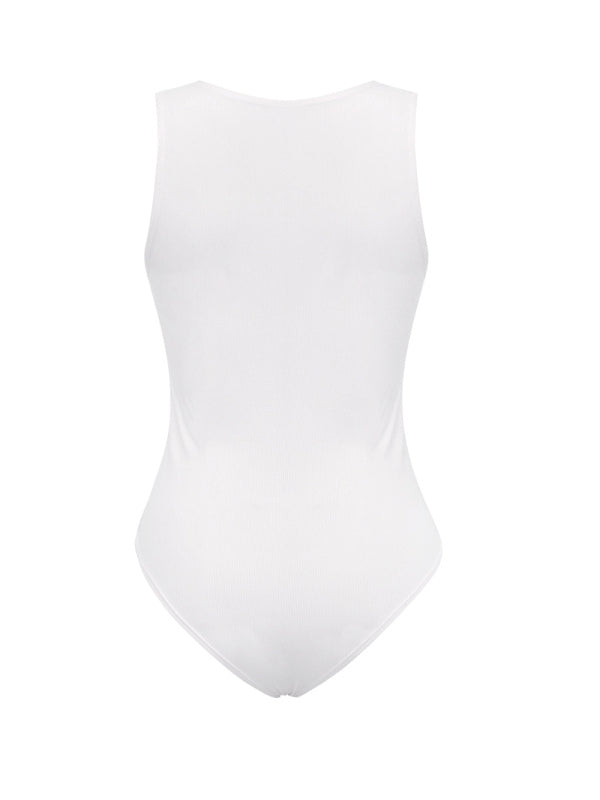 Women's Knitted Sexy Ribbed Skinny Sleeveless