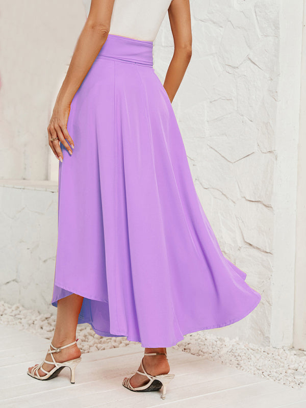 Artistic lace-up skirt