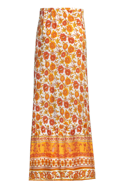 Women's High-Waisted Fashion Printed Flounce Skirt
