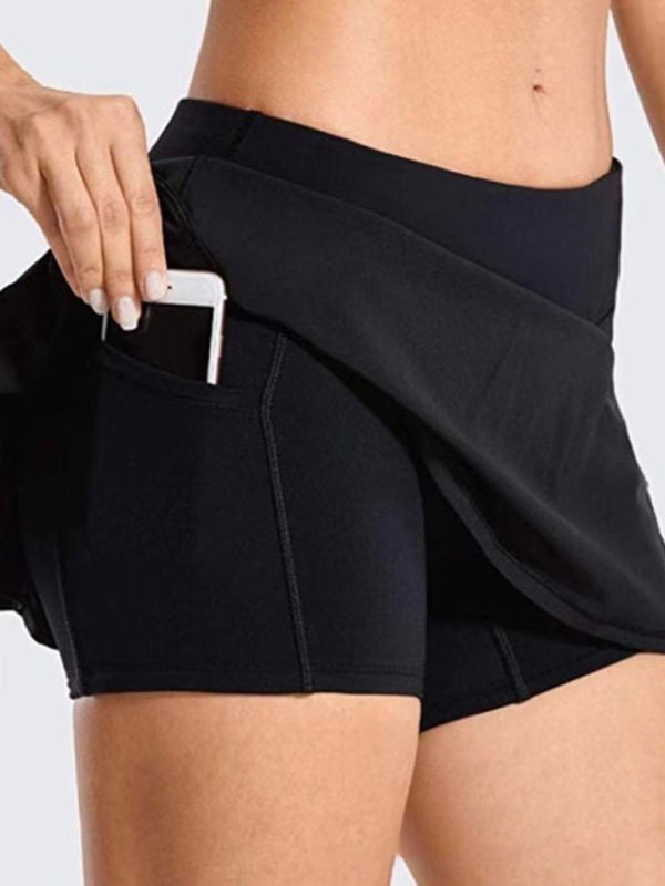 Women's Solid Color The Exercise Skort