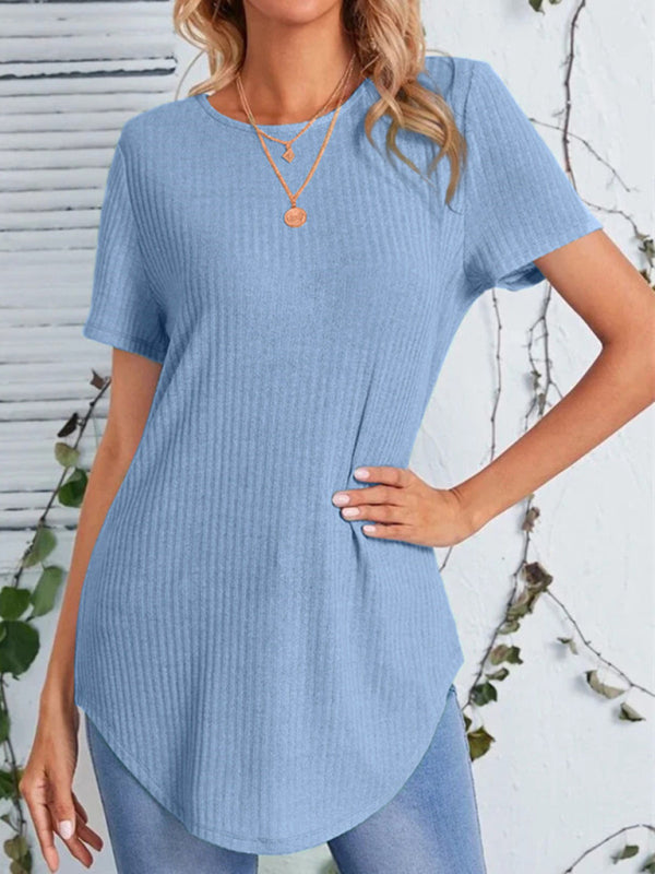 Long Loose Short Sleeve T-Shirt