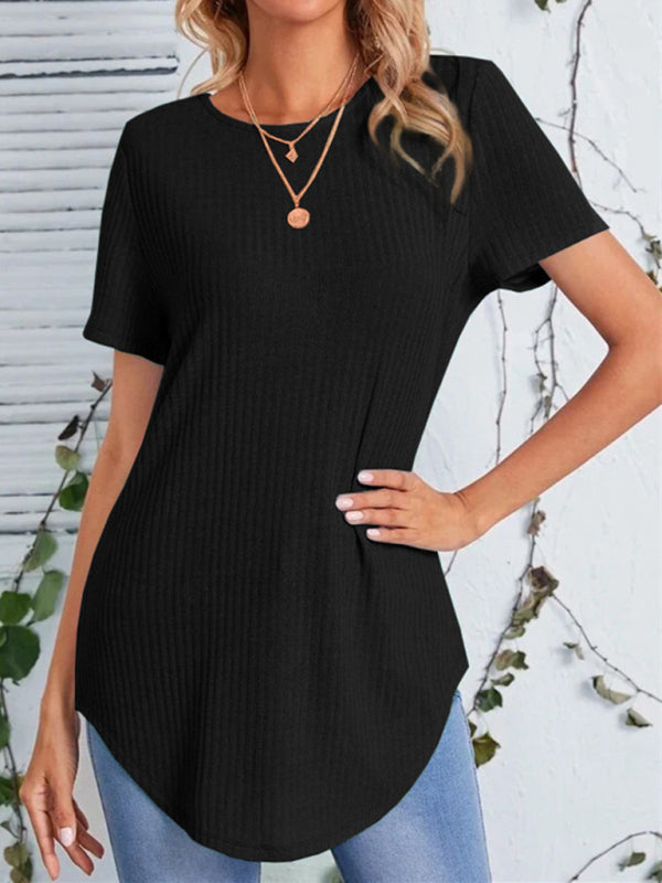 Long Loose Short Sleeve T-Shirt
