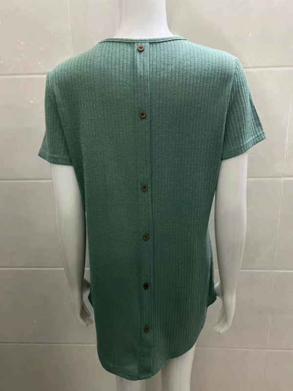 Long Loose Short Sleeve T-Shirt