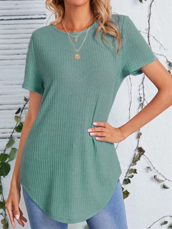 Long Loose Short Sleeve T-Shirt