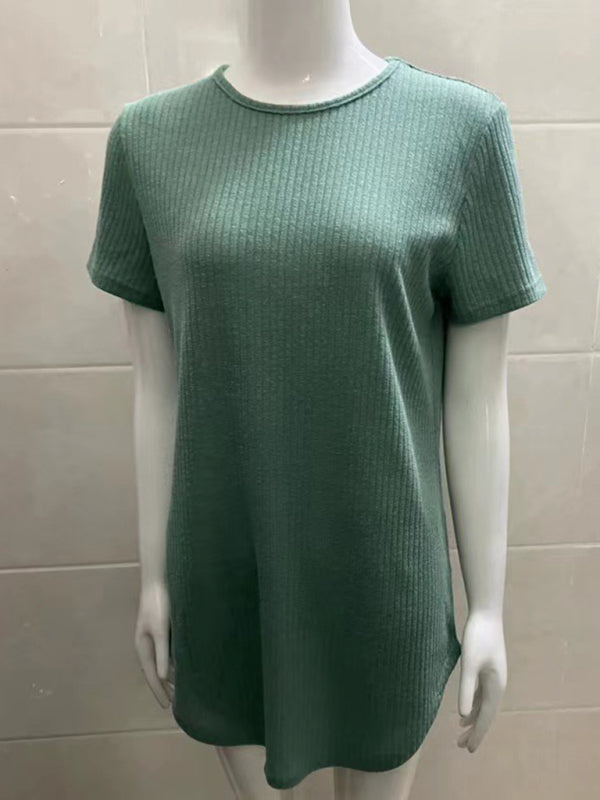 Long Loose Short Sleeve T-Shirt