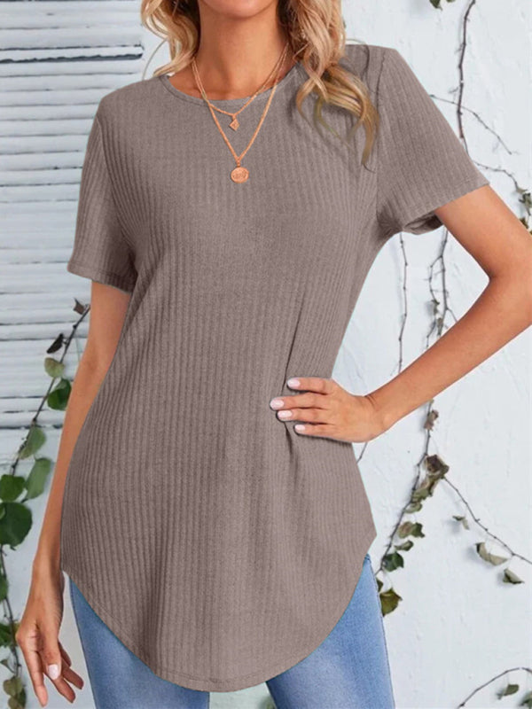 Long Loose Short Sleeve T-Shirt