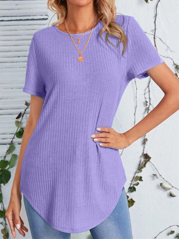 Long Loose Short Sleeve T-Shirt
