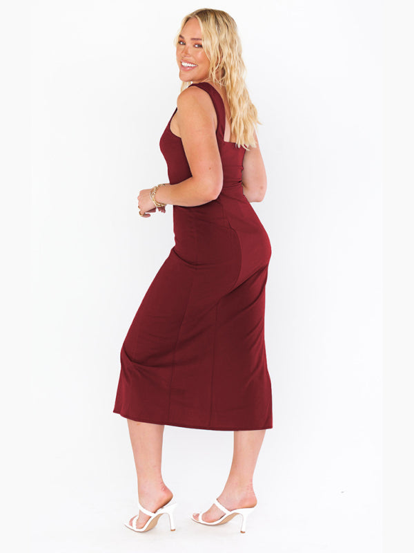 Elegant French dress with sling straps Bridesmaid dress