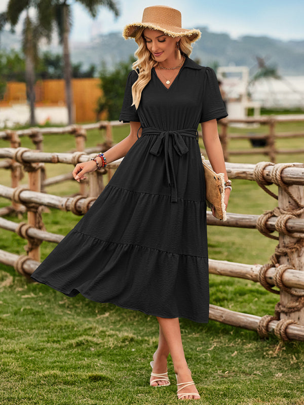 Sunny Strap Waist Midi Dress