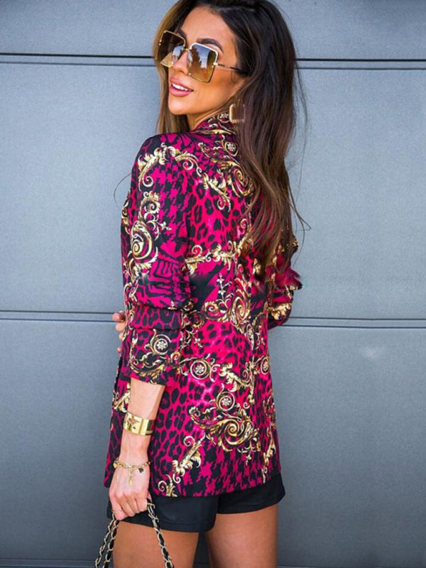 Long-sleeved Printed Top