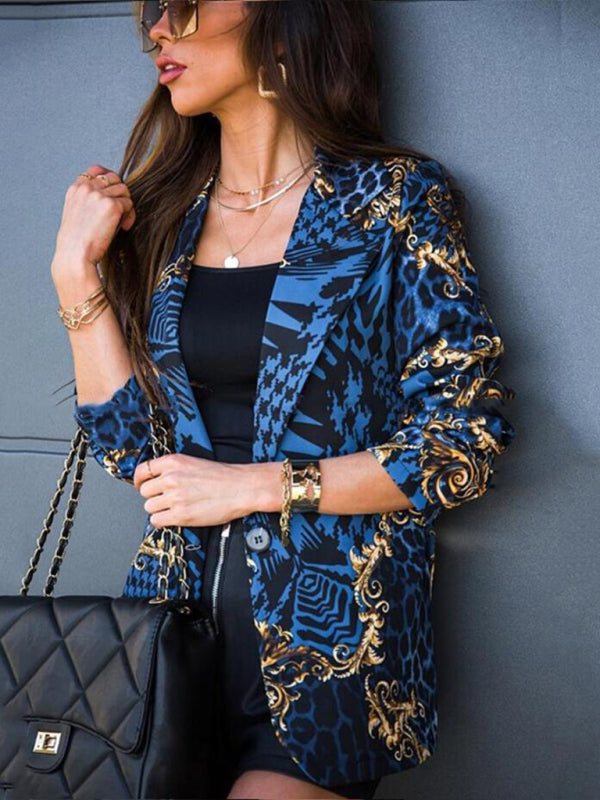 Long-sleeved Printed Top