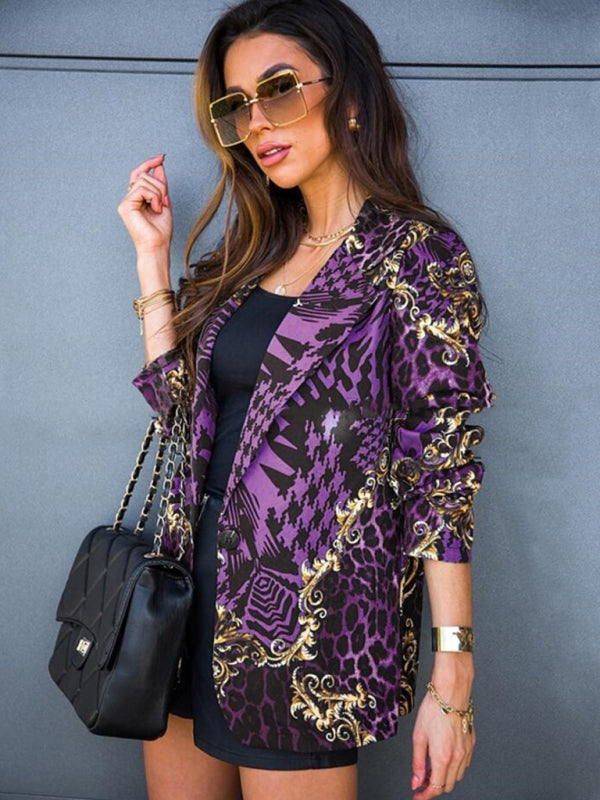 Long-sleeved Printed Top