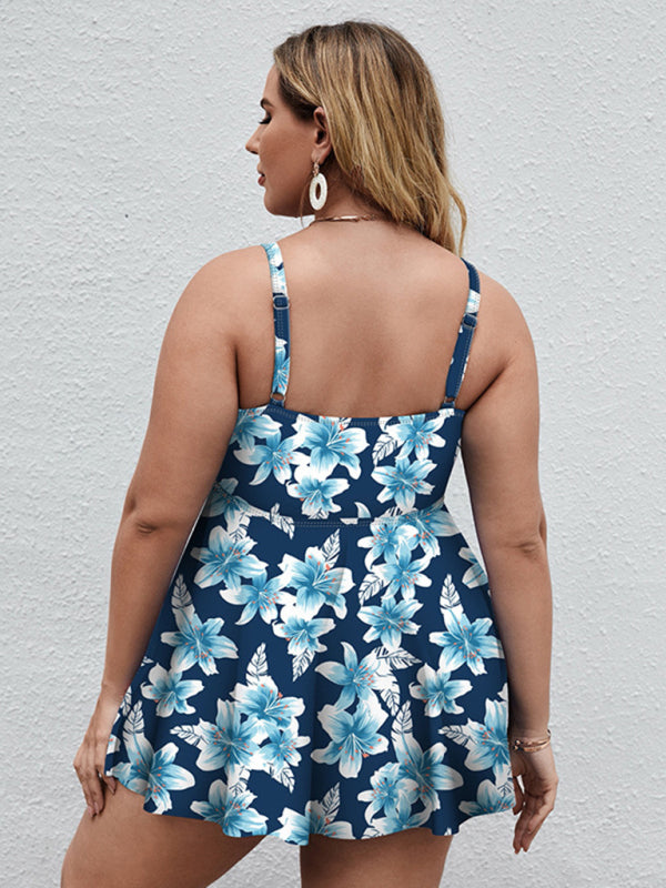 Printed Cami Swimsuit Set