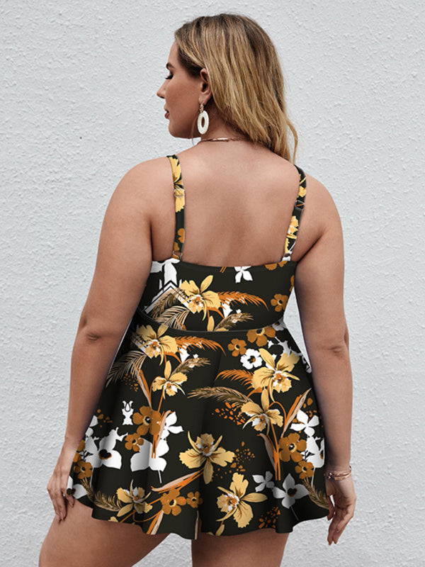 Printed Cami Swimsuit Set
