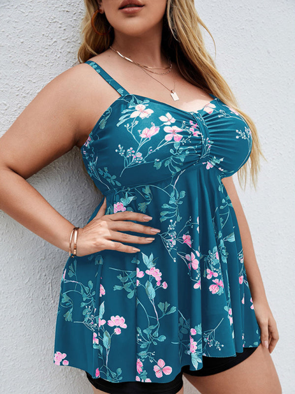 Printed Cami Swimsuit Set