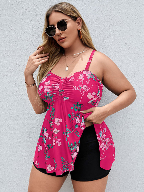 Printed Cami Swimsuit Set