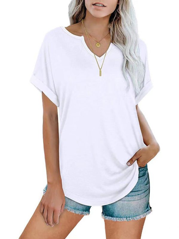 Solid colour Casual Top