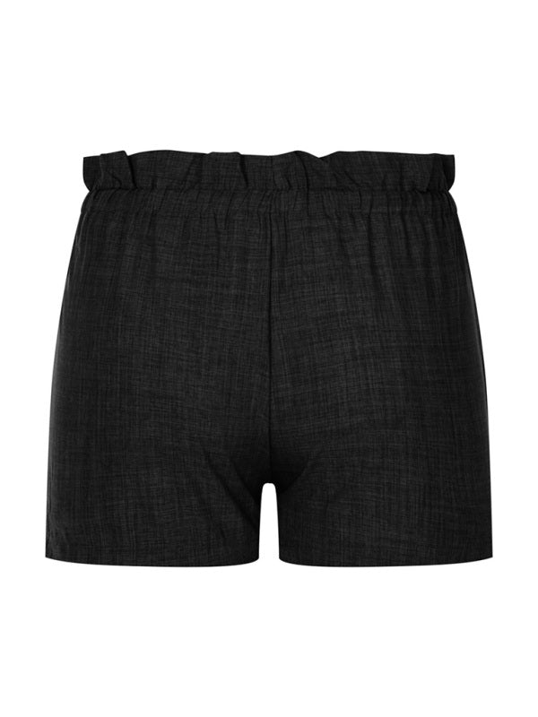 Summer High Waist Loose Leg Shorts