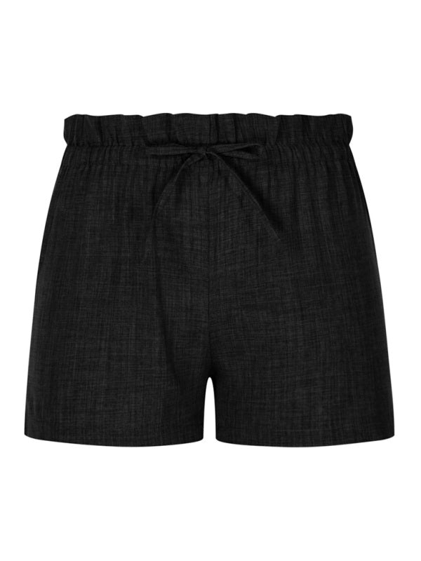 Summer High Waist Loose Leg Shorts