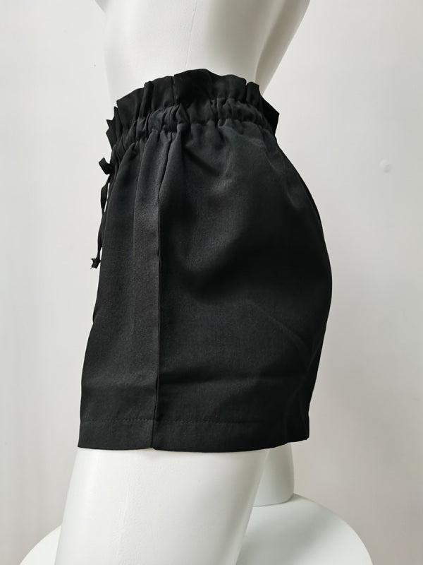 Summer High Waist Loose Leg Shorts