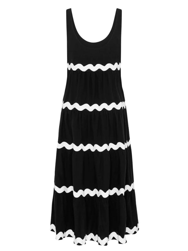 Corrugated Maxi Dress
